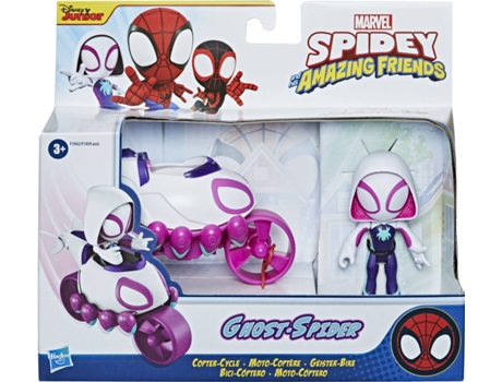 Figura de Ação  Ghost-Spider Copter-Cycle (Idade Mínima: 3 anos)