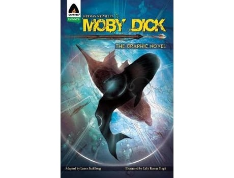 Livro Moby Dick de Herman Melville (Inglês)