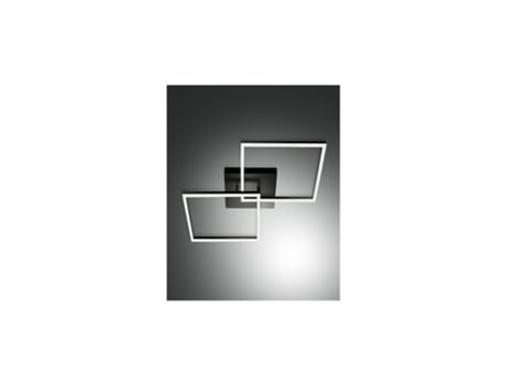 Plafon Led Moderno Bard 52W Preto 3394-65-101 FABAS LUCE