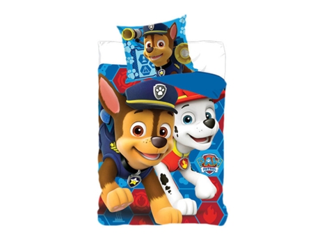 Capa Edredão + Almofada PAW PATROL