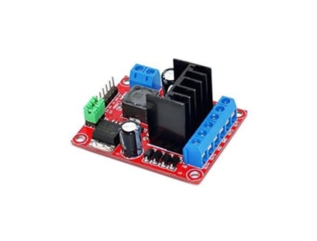 Controlador L298N V2 para 2 Motores com Saída de Dc-Dc 5V P/ Arduino