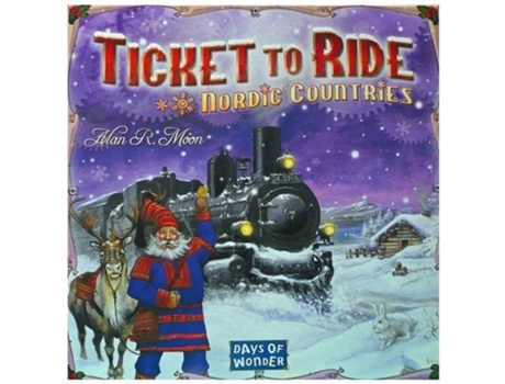 Jogo de Tabuleiro  Ticket to Ride - Nordic Countries (Inglês)