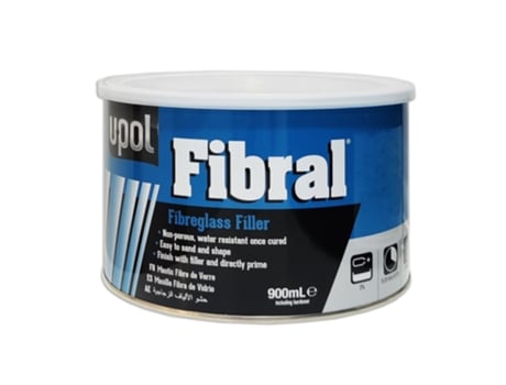 Massa U-POL de Fibra de Vidro (2 kg)