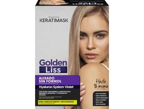 Kit de Alisamento BE NATURAL Golden Liss Keratimask