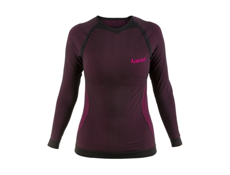 Camisola LAND Veleta W Black-Fucsia M