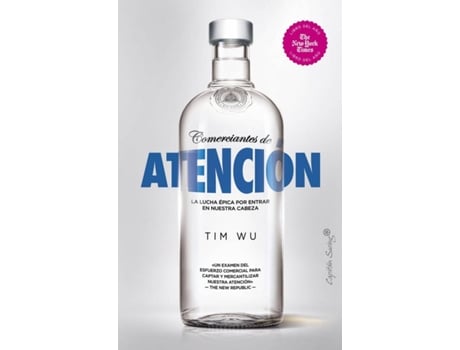 Livro Comerciantes De Atención de Tim Wu (Espanhol)