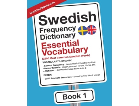 Livro Swedish Frequency Dictionary Essential Vocabulary de Mostusedwords (Inglês)