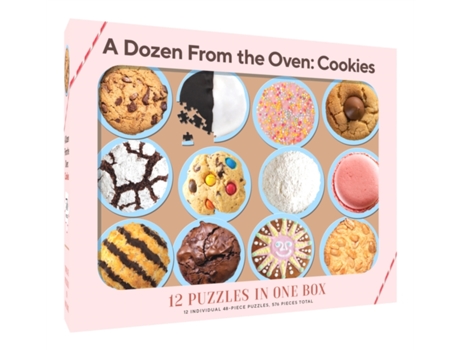 Livro 12 puzzles in one box: a dozen from the oven: cookies de chronicle books (inglês)