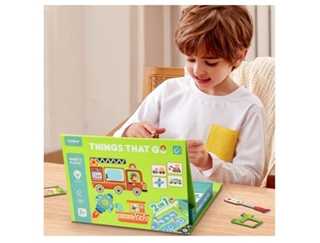 Things That Go Magnetic Playset MIDEER (Idade minima recomendada: 3 anos)