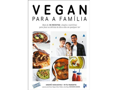 Livro Vegan para a Família de André Nogueira e Rita Parente (Português)