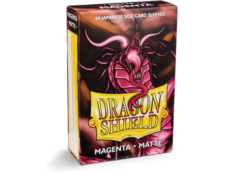 Conjunto de 60 capas para cartas  Dragon Shield Matte Small (Rosa - 8 anos)