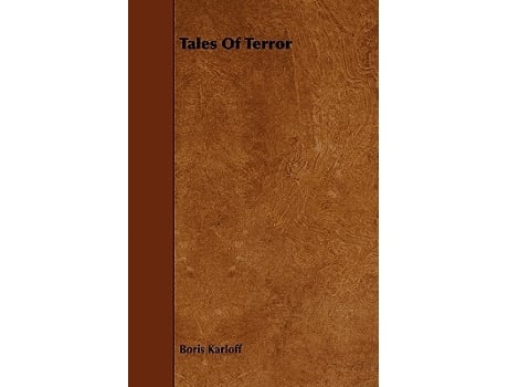 Livro Tales of Terror de Boris Karloff (Inglês)