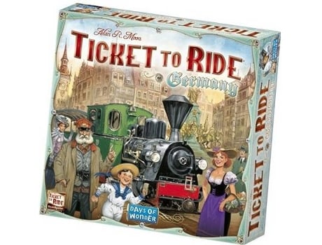 Jogo de Tabuleiro  Ticket To Ride Germany (Inglês - Idade Mínima: 8)