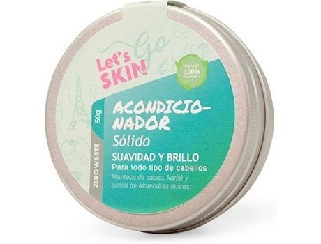 Condicionador Sólido LET´S GO SKIN Cacau, Karité & Amêndoas Doces (50 gr)