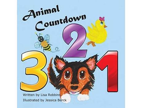 Livro Animal Countdown de Lisa Robbins (Inglês)