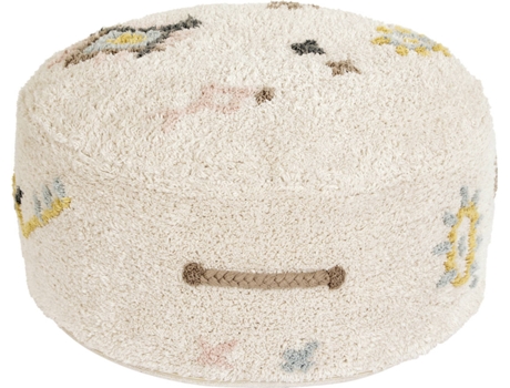 Puf HAPPY DECOR KIDS Itza (Multicor - Algodão - 50x50x20 cm)