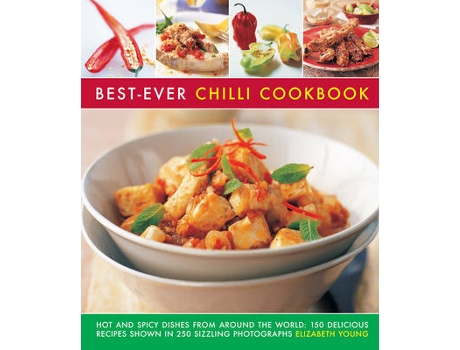 Livro best-ever chilli cookbook de edited by elizabeth young (inglês)