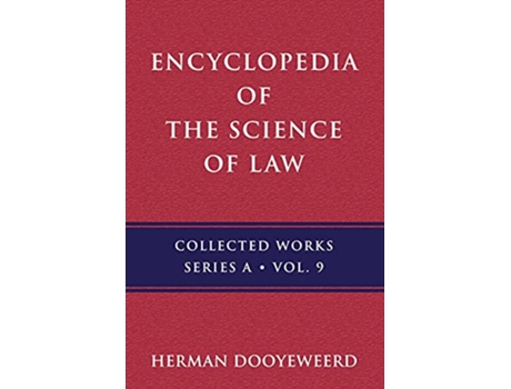 Livro Encyclopedia of the Science of Law History of the Concept of Encyclopedia and Law de Herman Dooyeweerd (Inglês)