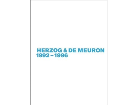 Livro herzog & de meuron 1992-1996 de gerhard mack (alemão)