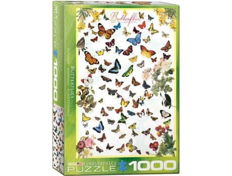 Puzzles EUROGRAPHICS Butterflies 1000 pcs (1000 peças)