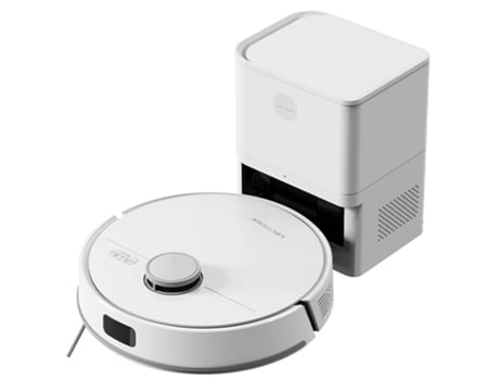 Aspirador Robô Lidar Liectroux M70 Pro Autovácuo do Pote de Poeira Sucção Forte de 6500pa Bateria de 3200mAh Controle por App e Voz Branco