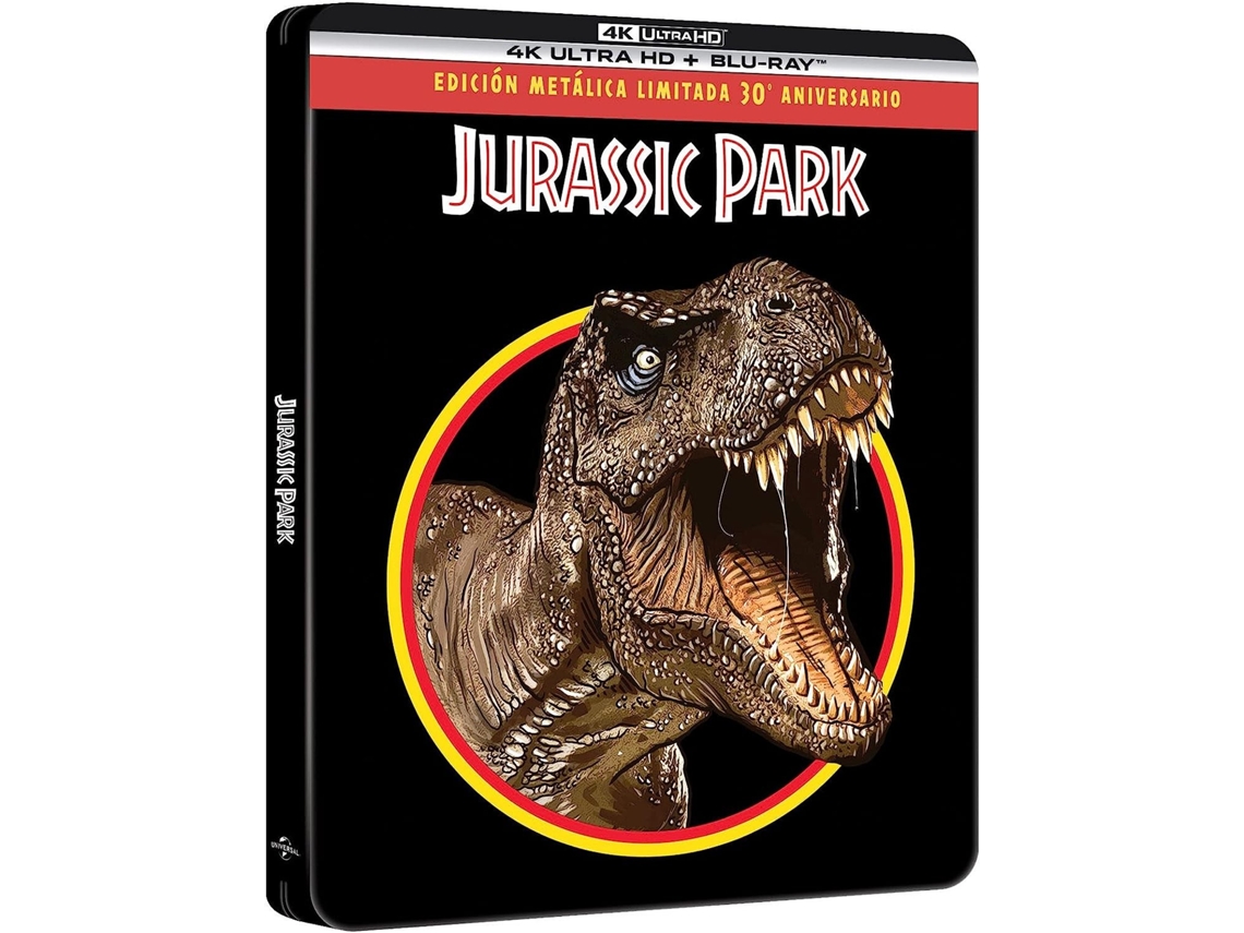 Blu Ray Jurassic Park 4k Ultra Hd Steelbook Parque Jurásico Wortenpt 