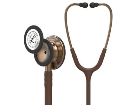 Estetoscópio Littmann Classic Iii 5809 Chocolate Acabamentos Cor de Cobre SOLVENTUM