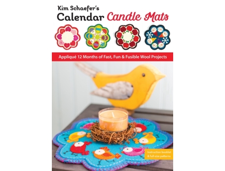 Livro kim schaefer's calendar candle mats de kim schaefer (inglês)