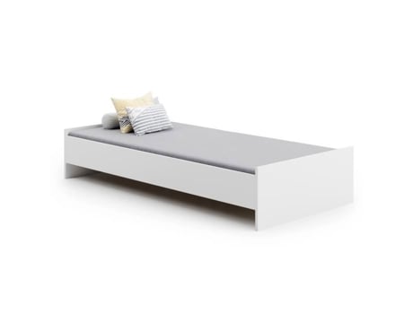 Cama Infantil com Colchão Karo KOBI Branco (190x90cm)