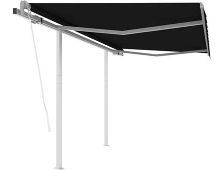 Toldo Retrátil  Automático (Cinzento Antracite - Tecido - 3.5x2.5 m)