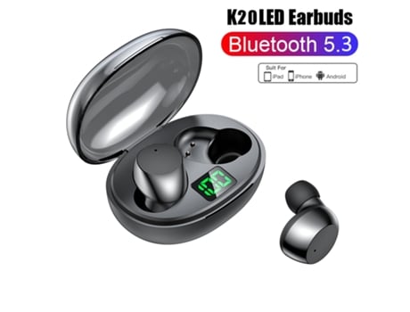 Auriculares Bluetooth True Wireless REDCORINGE REDCORINGE®Tws Air Pro K20 com Microfone para Ios/Xiaomi/Huawei