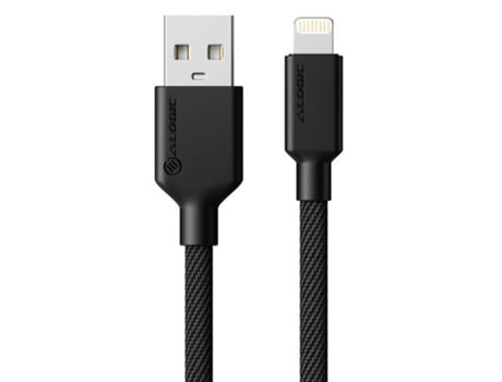 Cabo Bk Telemóvel Usb ALOGIC Preto