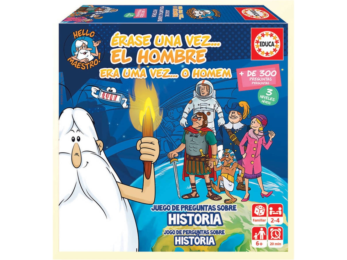 Jogo Educativo EDUCA Era Uma Vez Jogo De Mesa (Idade Mínima: 6 Anos - 27  x 27 x 8 cm)