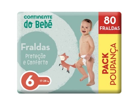 Fraldas Proteção e Conforto 17-28kg T6