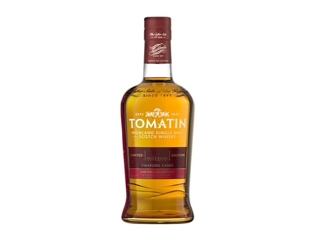 Whisky Single Malt TOMATIN Amarone Cask Colección Italiana 12 Anos (0.7 L - 1 Unidade)