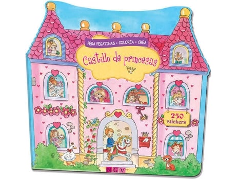 Livro Castillo Princesas 250 Stickers de VVAA (Espanhol)