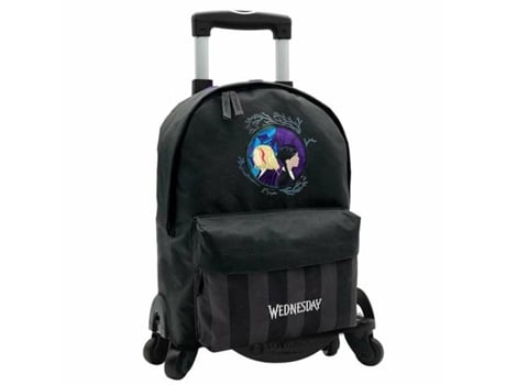 Mochila Escolar com Rodas WEDNESDAY 43 X 31 X 13 5 Cm