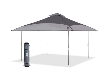 Abrigo de Campismo E-Z UP instantâneo para espectadores Estrutura cinzenta de aço + tampa cinzenta (4x4m)