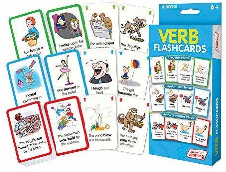Jogo Educativos  Verb Flashcards (2 anos)