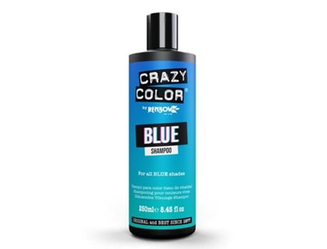 Crazy Color Blue Shampoo Unisexo Não-Profissional Champô 250 Ml