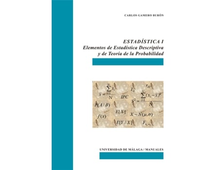 Livro Estadistica I Elementos De Estadistica Descriptiva Y De Teo de Inmaculada Alados Arboledas (Espanhol)