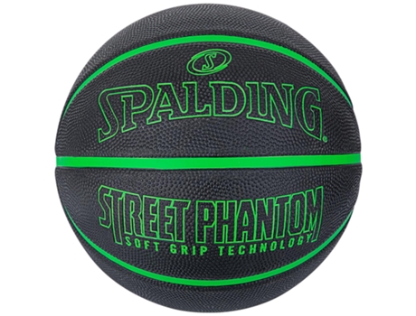 Bola basquete spalding street phantom preta e laranja tamanho 7