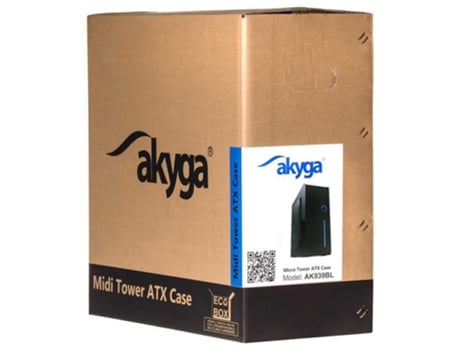 Akyga Ak939Bl Caixa para Computador Midi Tower Preto