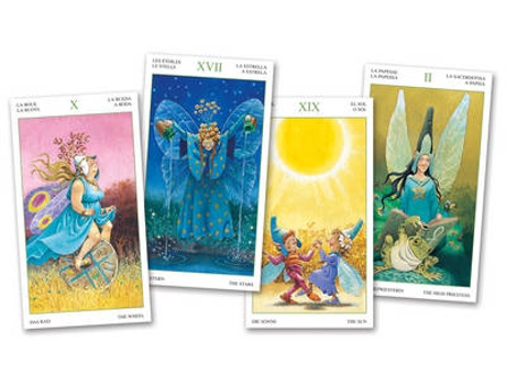 Livro fairy tarot de pietro alligo (inglês)