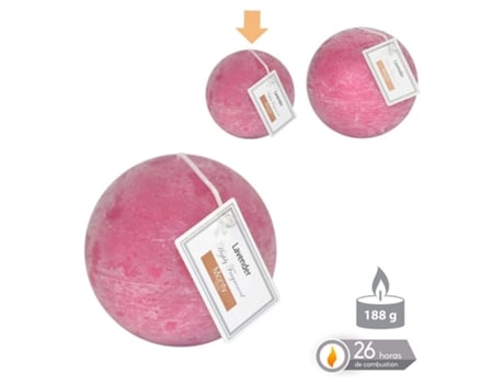 Candle Malva Perfume Ball 7,50 Cm IXIA