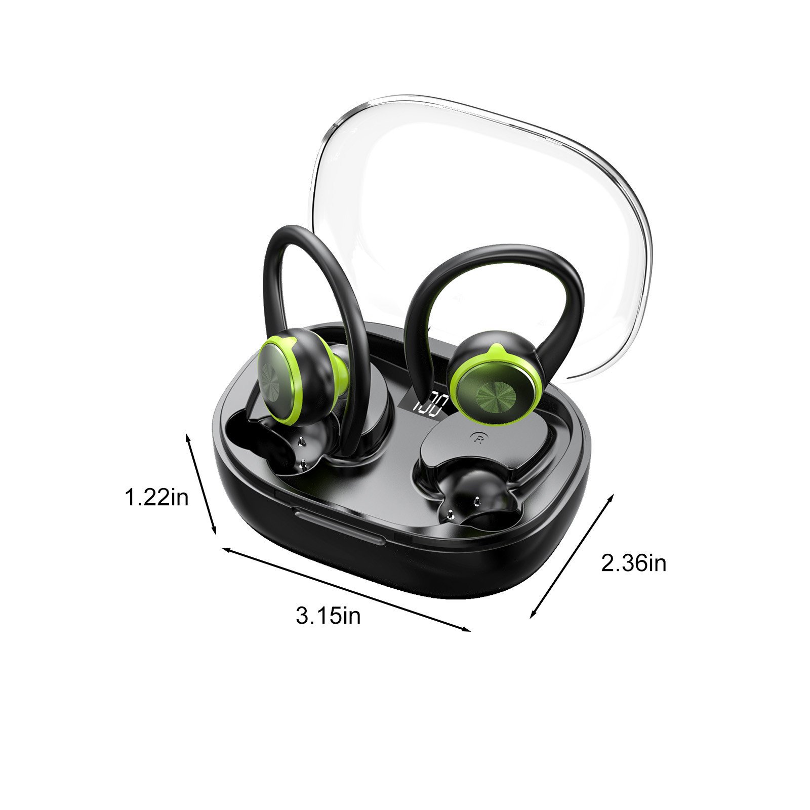 True auriculares inalámbricos auriculares Bluetooth 5.3 Control