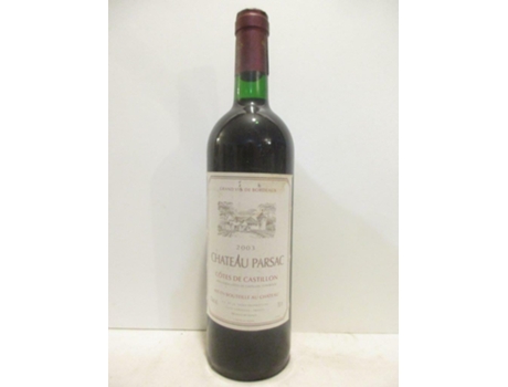 Vinho Tinto CHÂTEAU PARSAC 2003 (75 cl - 1 unidade)