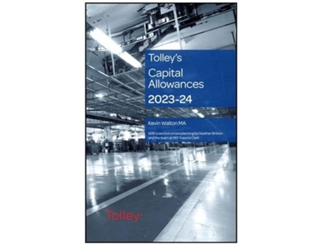 Livro Tolleys Capital Allowances 2023-24 de David Smailes (Inglês)