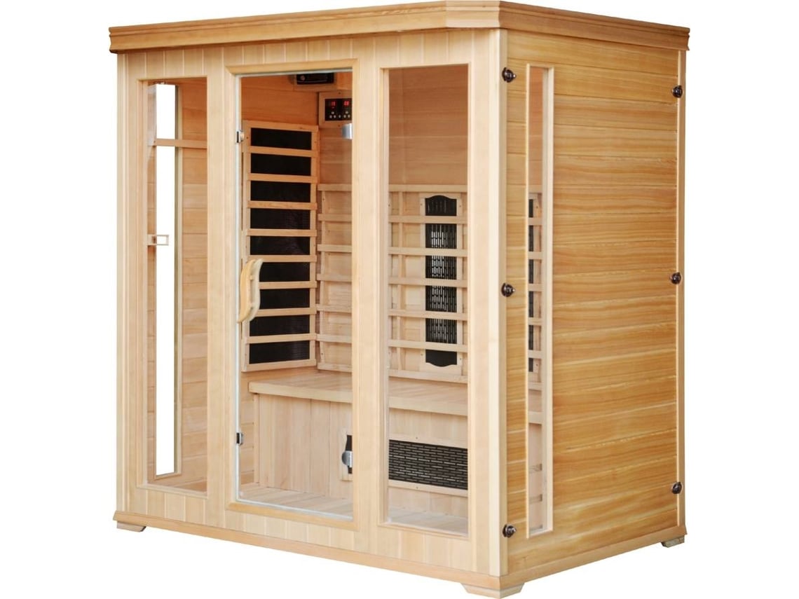 Sauna CONCEPT U Narvik 5 Lugares (Castanho - Madeira - 175x135x190 cm) |  