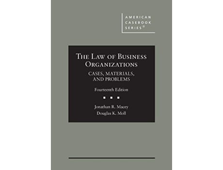 Livro Law of Business Organizations de Jonathan Macey e Douglas Moll (Inglês - Capa Dura)